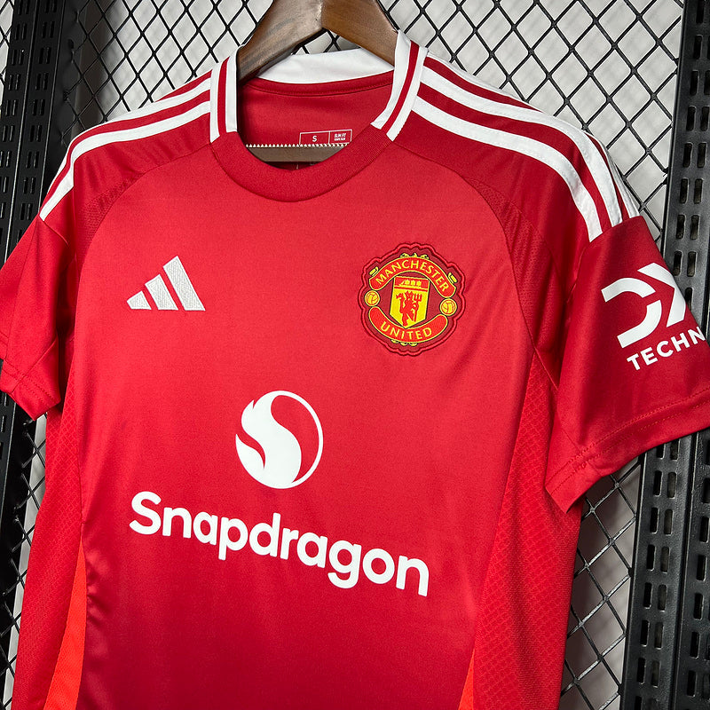 Camiseta Manchester United 24∕25 Home - Vermelha