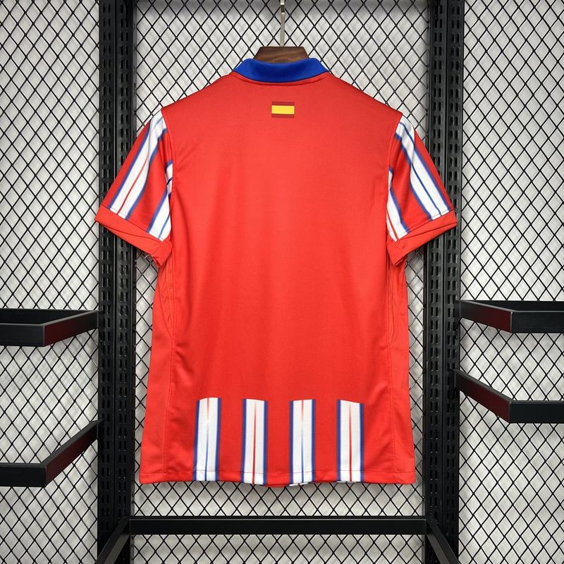Camiseta Atletico Madrid I 24/25 - Vermelho e Branco
