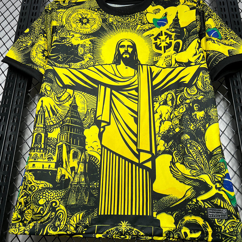 Camiseta 24∕25 Seleção Brasil Edição Especial Amarelo
