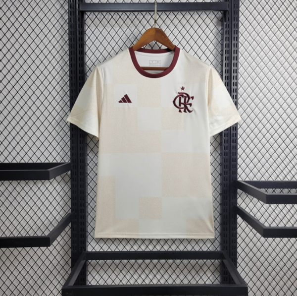 Camiseta do Flamengo Treino 24/25 - Branco