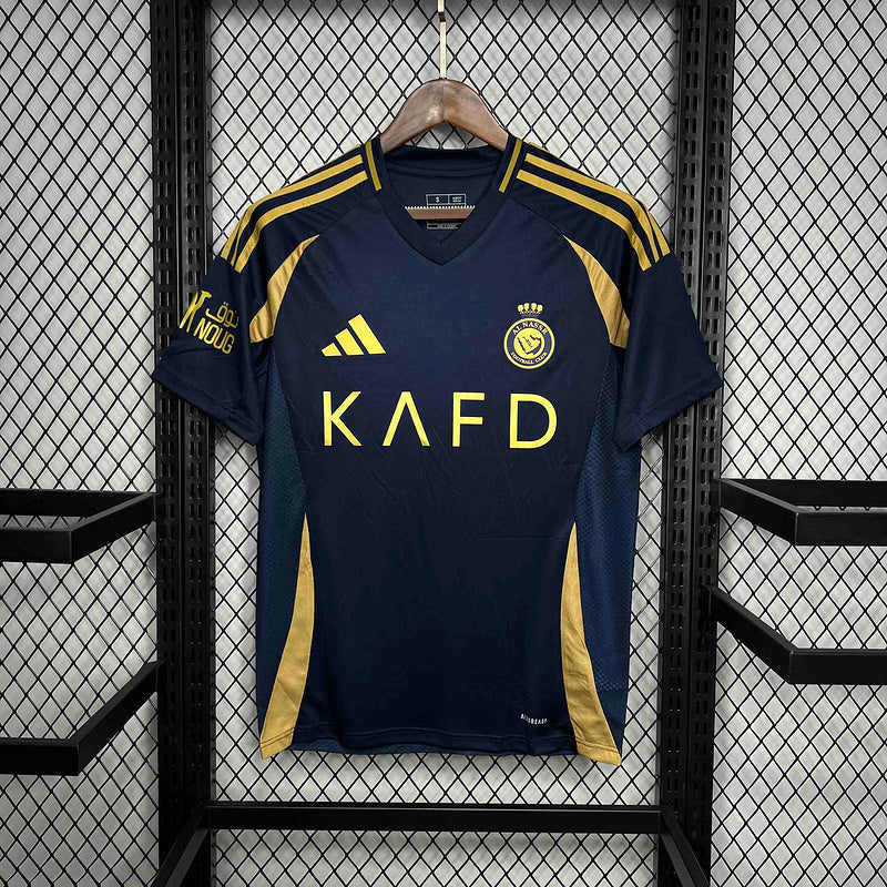 Camiseta Al Nassr Away 24/25 s/n Torcedor Masculino - Azul