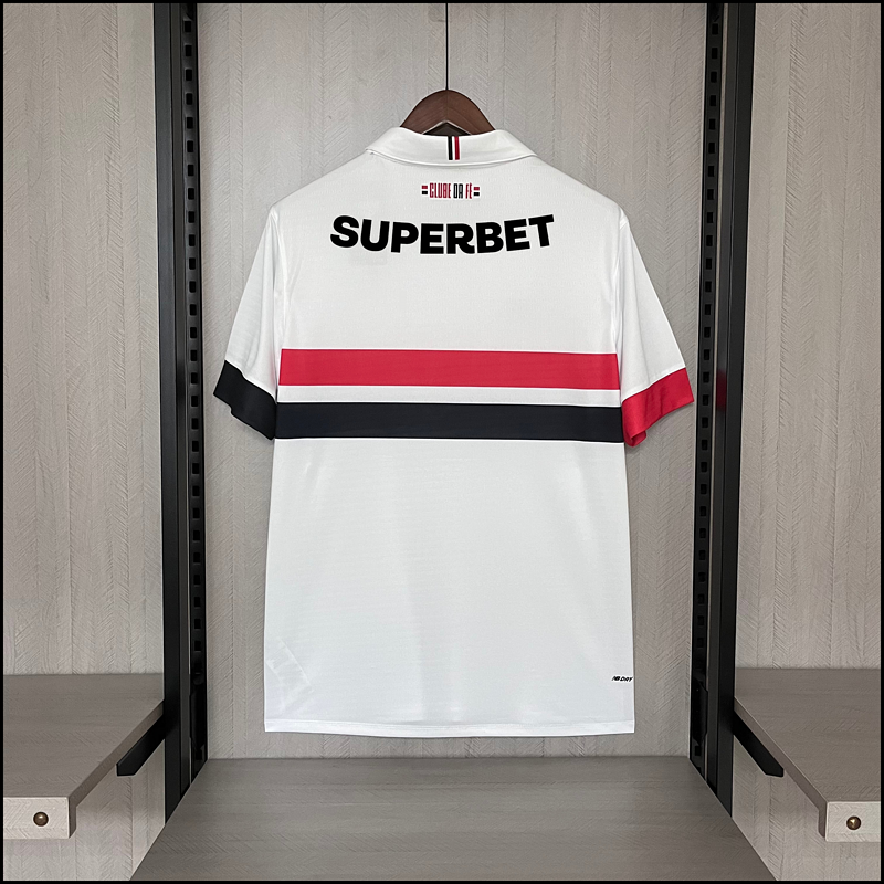 Camiseta 24∕25 São Paulo l Branco all sponsors