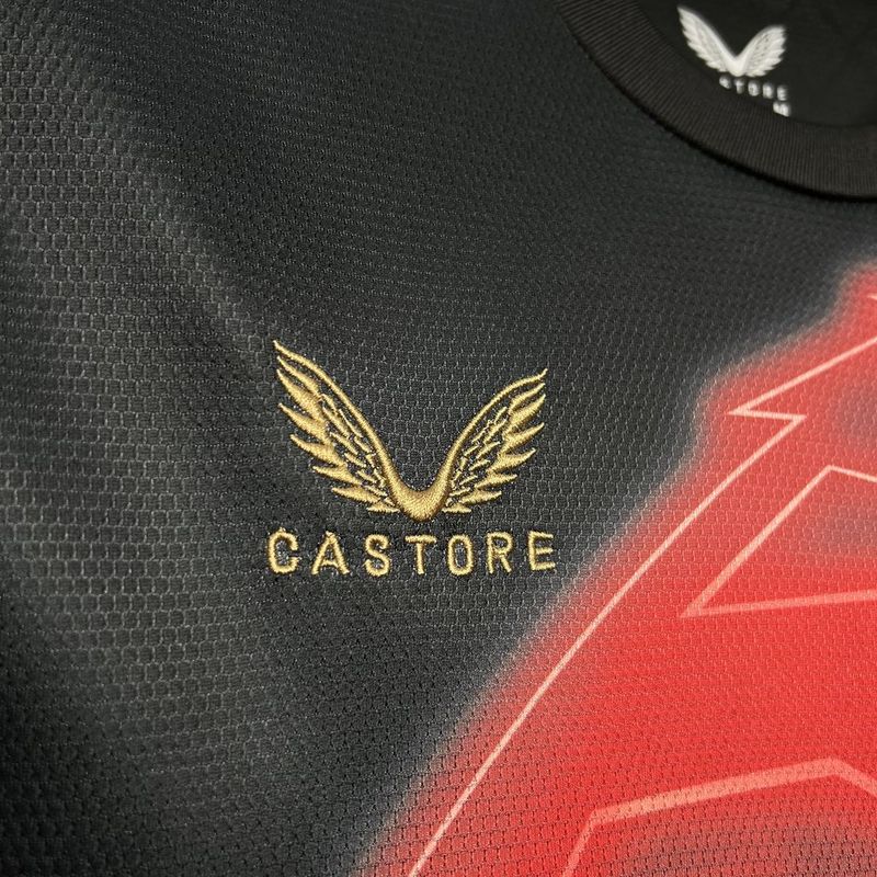 Camiseta Athletic Bilbao 24/25 - Preto e Vermelho