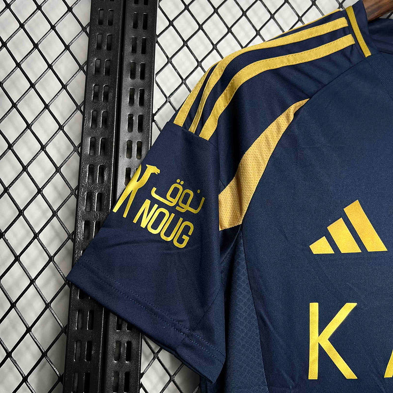 Camiseta Al Nassr Away 24/25 s/n Torcedor Masculino - Azul