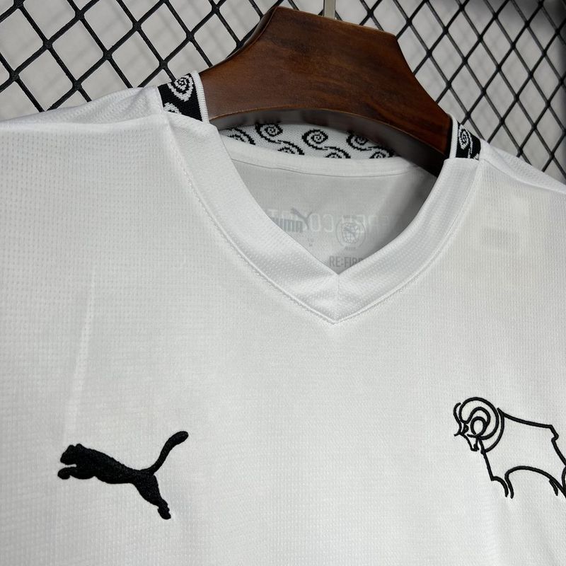 Camiseta do Derby County Fc l 24/25 Branco