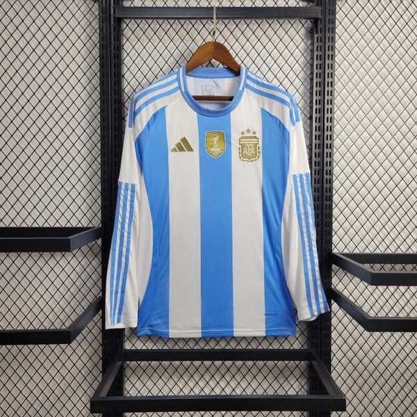 Camiseta Argentina Manga Longa 24/25 Home