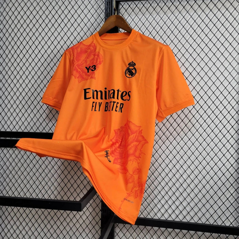 Camiseta Edição Especial Y-3 Real Madrid 24/25 - Laranja