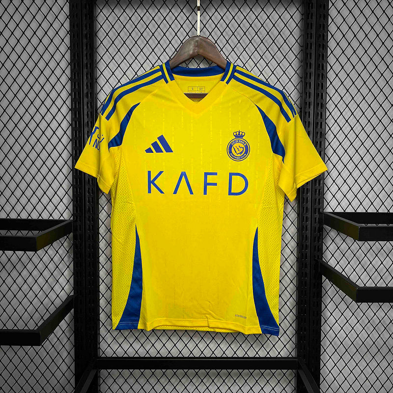 Camiseta Al Nassr Home 24/25 s/n Torcedor Masculino - Amarelo