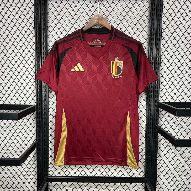 Jersey Bélgica 24/25 Adidas - Vermelha Home