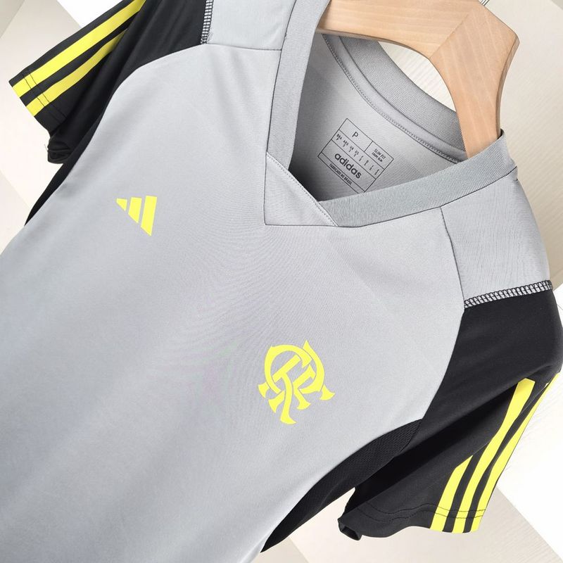 Camiseta Flamengo Feminina 24/25 - Cinza