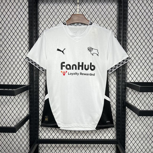 Camiseta do Derby County Fc l 24/25 Branco