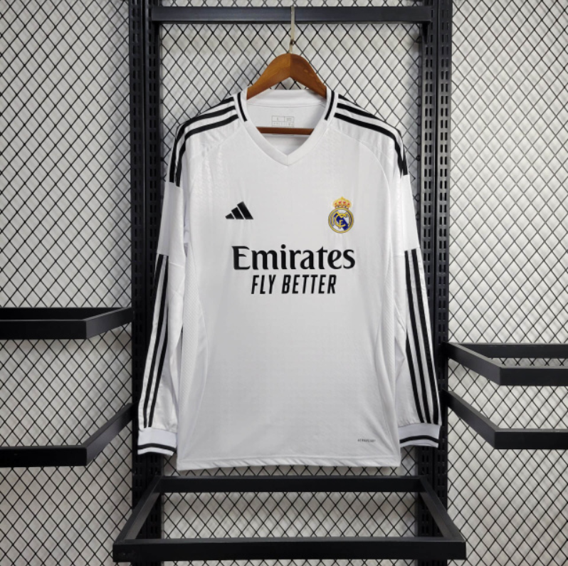 Camiseta 24∕25 Manga longa Real Madrid Branco