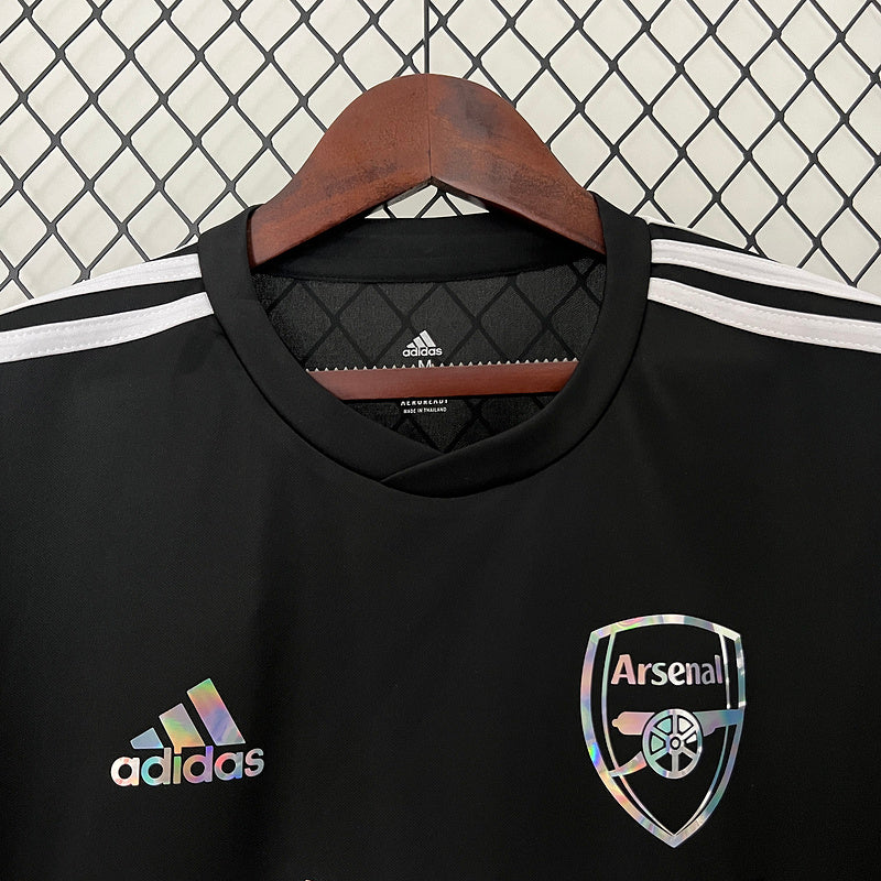 Camiseta Arsenal 24/25 Adidas x Balmain - Preto