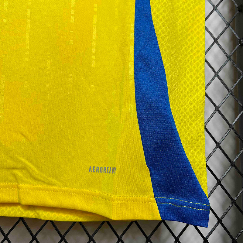 Camiseta Al Nassr Home 24/25 s/n Torcedor Masculino - Amarelo