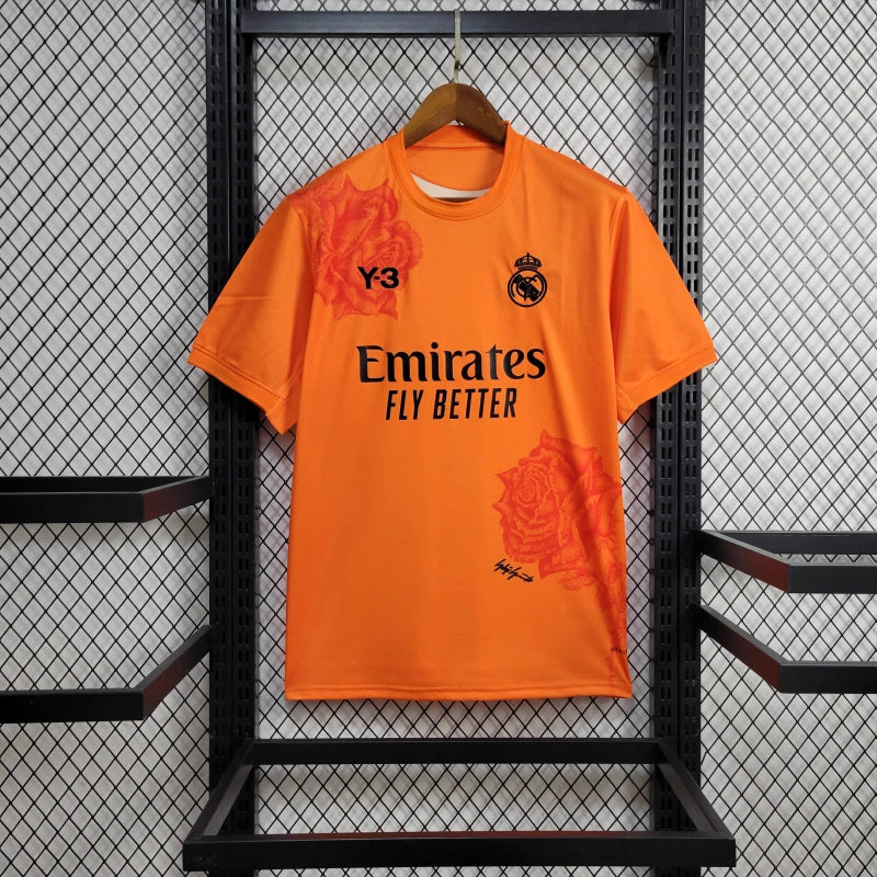 Camiseta Edição Especial Y-3 Real Madrid 24/25 - Laranja