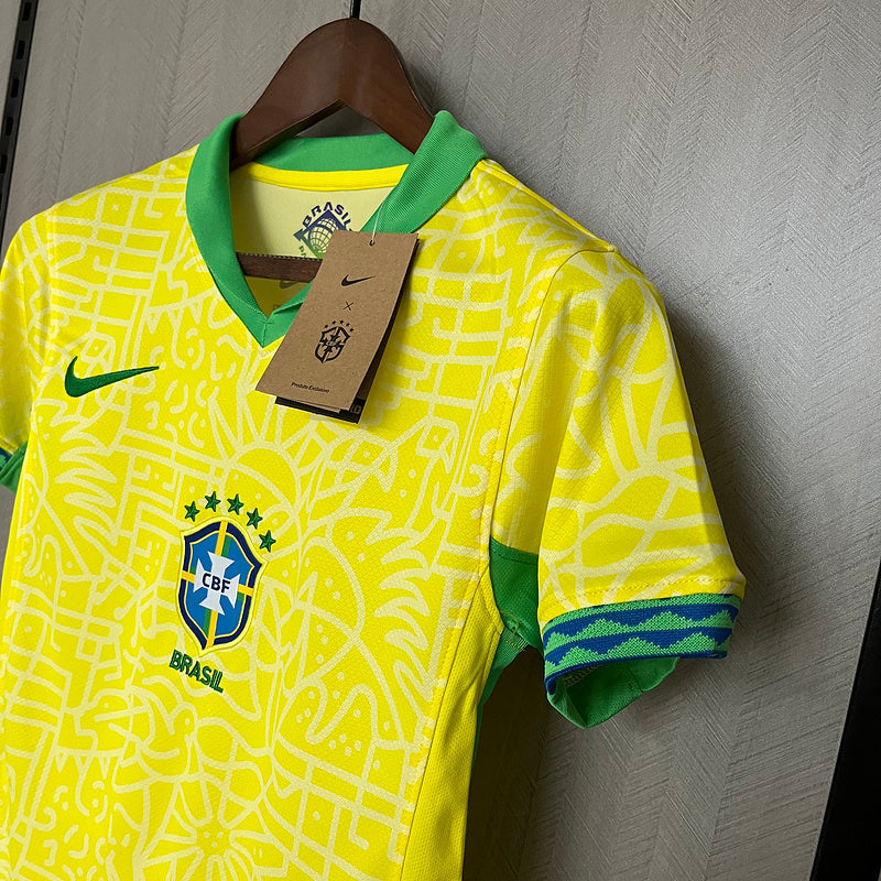 Jersey Feminina Seleção Brasil l 24/25 Nike - Amarelo