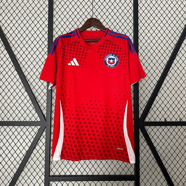 Camiseta Chile 24/25 Home I - Vermelho