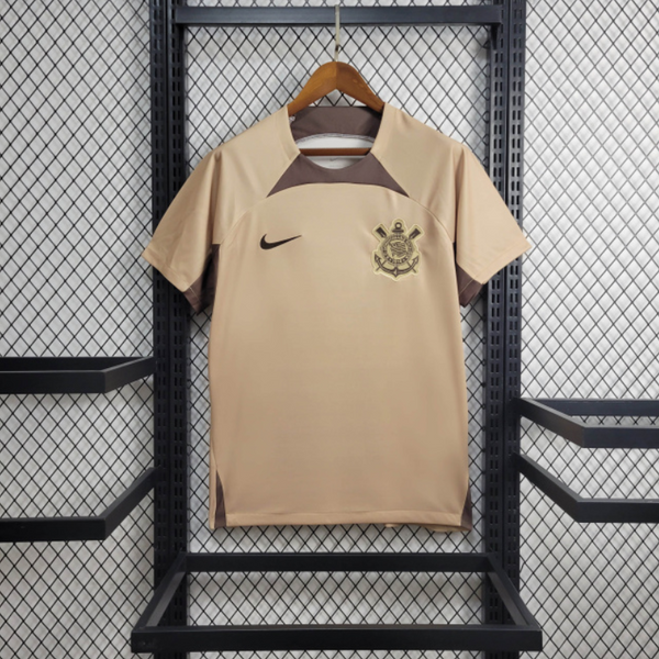 Camiseta 24/25 Corinthians Treino Bege