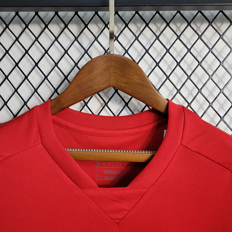 Camiseta 23∕24 Flamengo Treino - Feminino - Vermelho