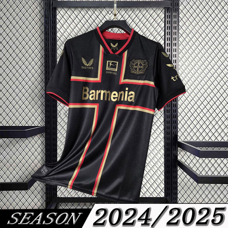 Camiseta Bayer Leverkusen 24/25 - Preto