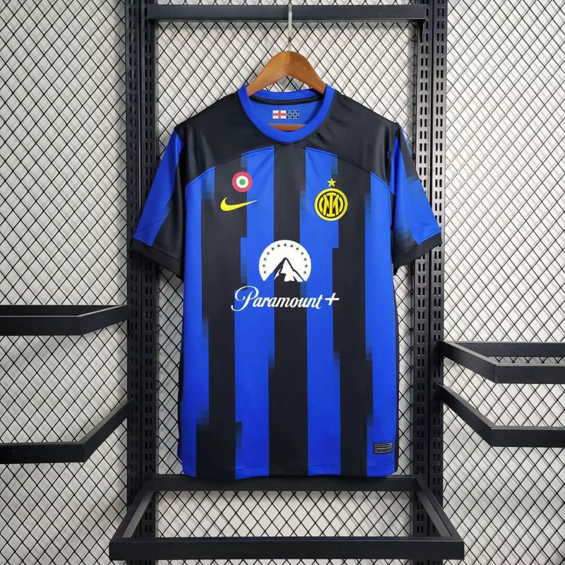 Camiseta Inter de Milão Home 24/25 s/n° Torcedor Masculina - Azul e Preto