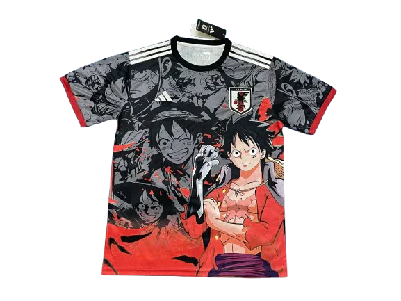 Jersey Japão "Luffy" Ed. Especial 24/25 s/n° Adidas Masculina - Vermelha e Preta