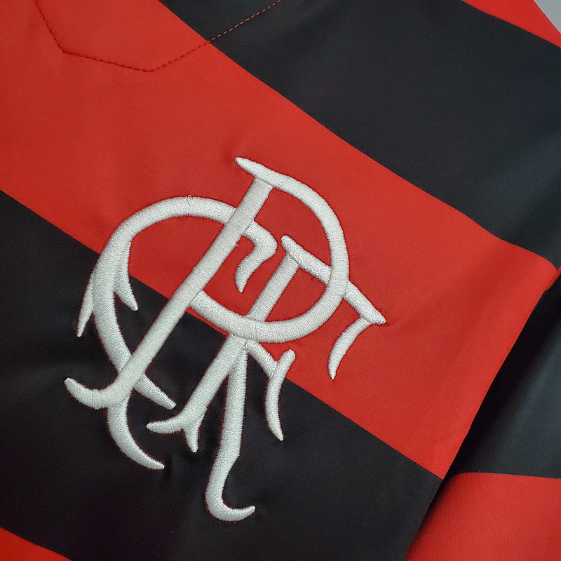 Camiseta Flamengo Retrô 1978/1979 Vermelha e Preta