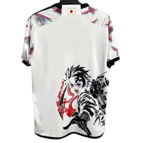 Jersey Japão Demon Slayer 24/25 "Tanjiro" Torcedor Adidas Masculina - Preta e Branca
