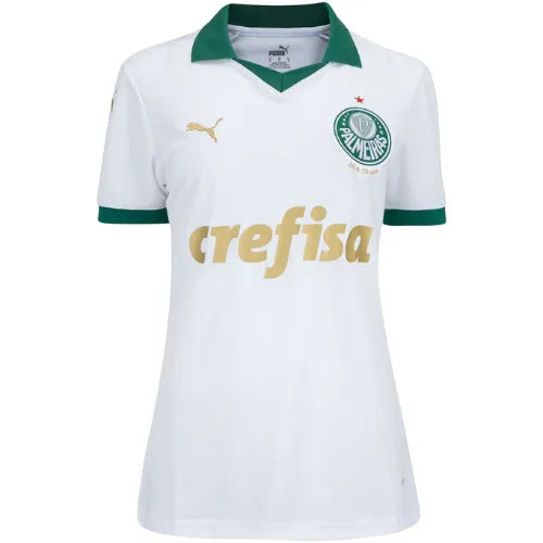 Camiseta Feminina do Palmeiras Away 24/25  - Branca