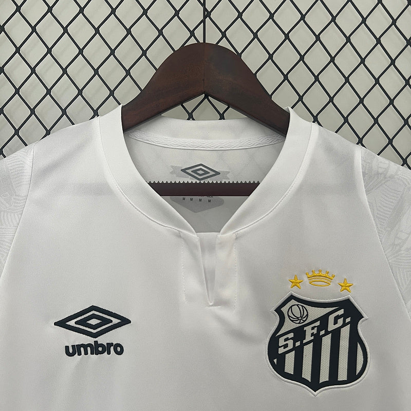 Camiseta 24∕25 Santos home all sponsors