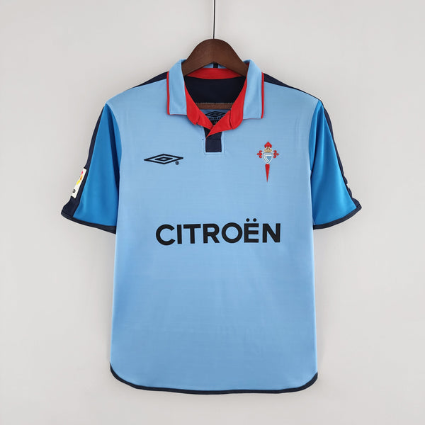 Camiseta Celta de Vigo Retrô 02/04 Home