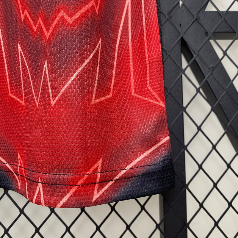Camiseta Athletic Bilbao 24/25 - Preto e Vermelho