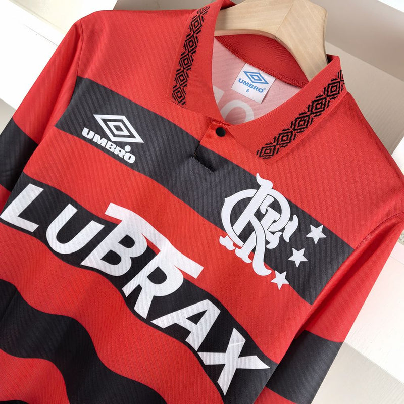 Camiseta Flamengo Retrô 1994 Manga Longa