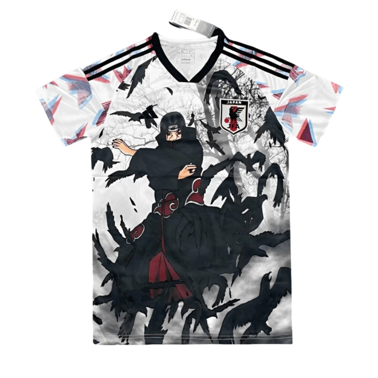 Jersey Japão Naruto 24/25 "Itachi" Torcedor Adidas Masculina - Preta e Branca